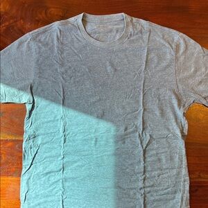Men's Crew Neck Short Sleeve Tee — Heather Gray